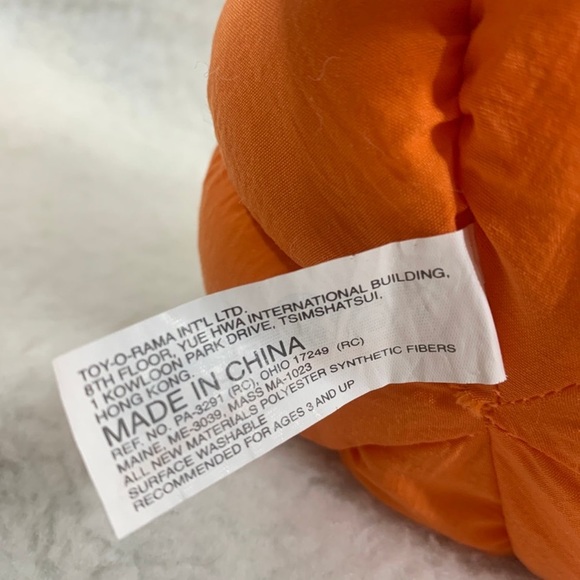 Halloween plush set vtg modern 8" black cat  8" halloween bear 6" hang pumpkin - Picture 5 of 12